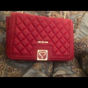 Red moschino love purse for sale 100.00